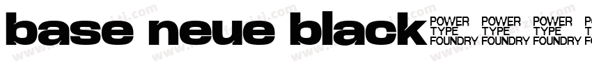 base neue black字体转换